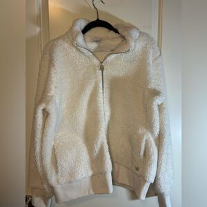 Calvin Klein White‎ Teddy Jacket Size Medium